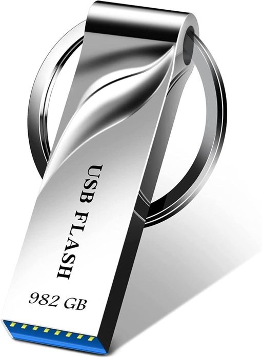 Портативный USB-накопитель 982 ГБ с брелком