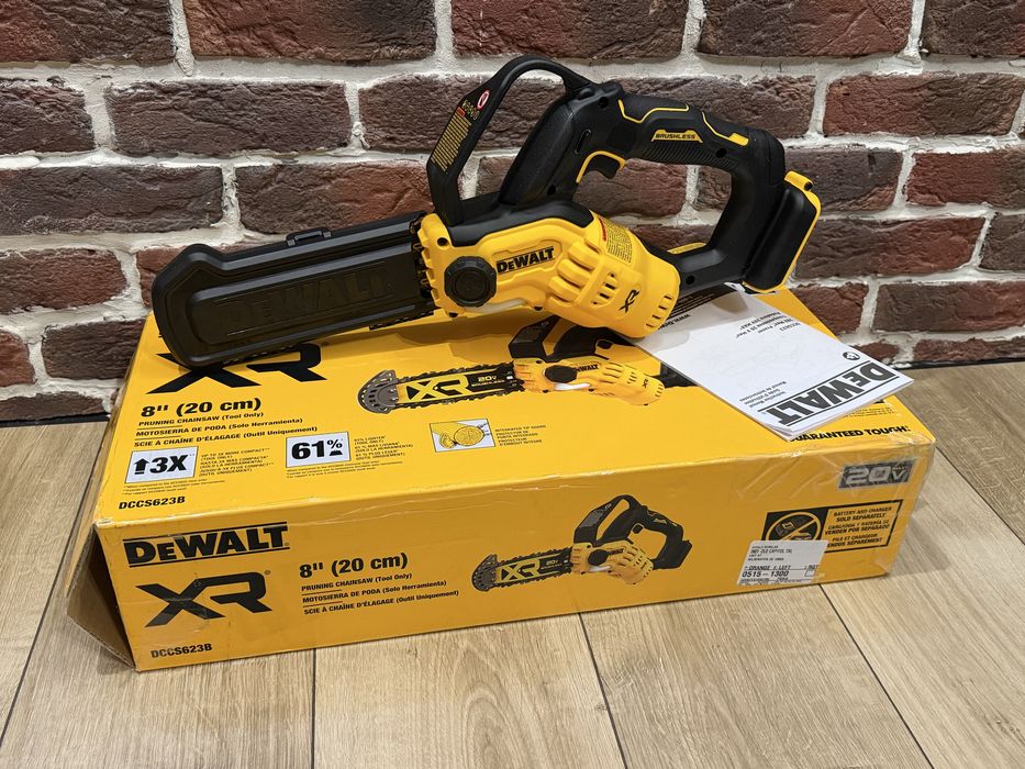 DeWalt DCCS623B аккумуляторная цепная мини пила для обрезки деревьев