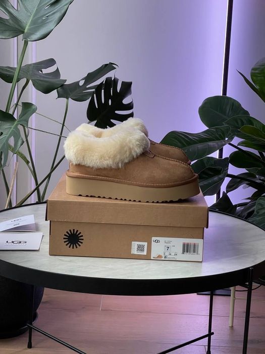 Зимні черевики UGG Coquette Platform Chestnut