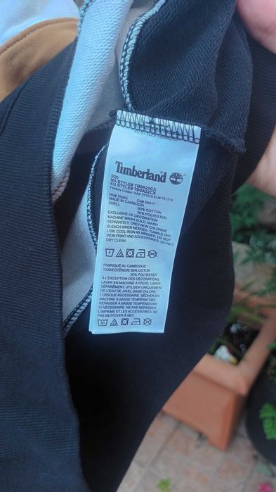 Camisola Timberland preta para homem