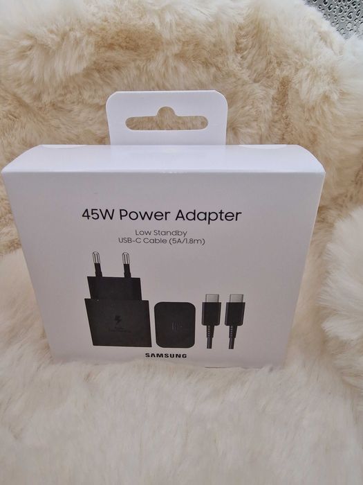 Nowy zestaw Ładowarka sieciowa Samsung 45 W + kabel (EP-T4511