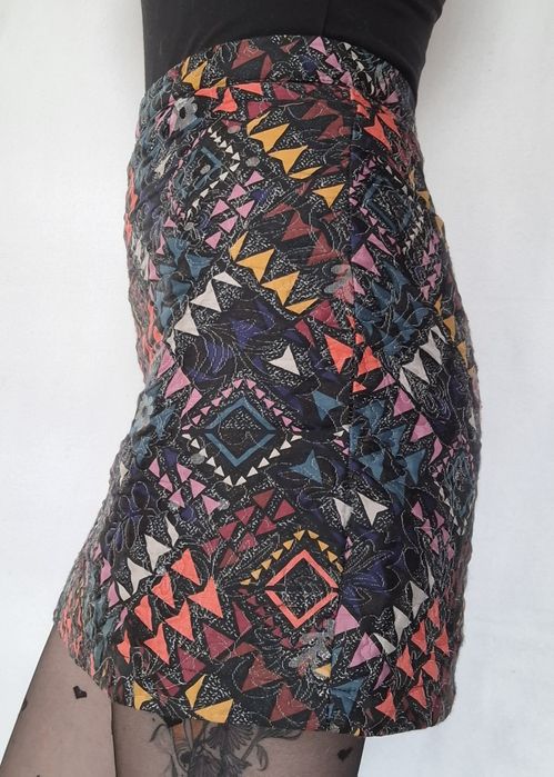 Krótka spódniczka wzorzysta,TopShop 36