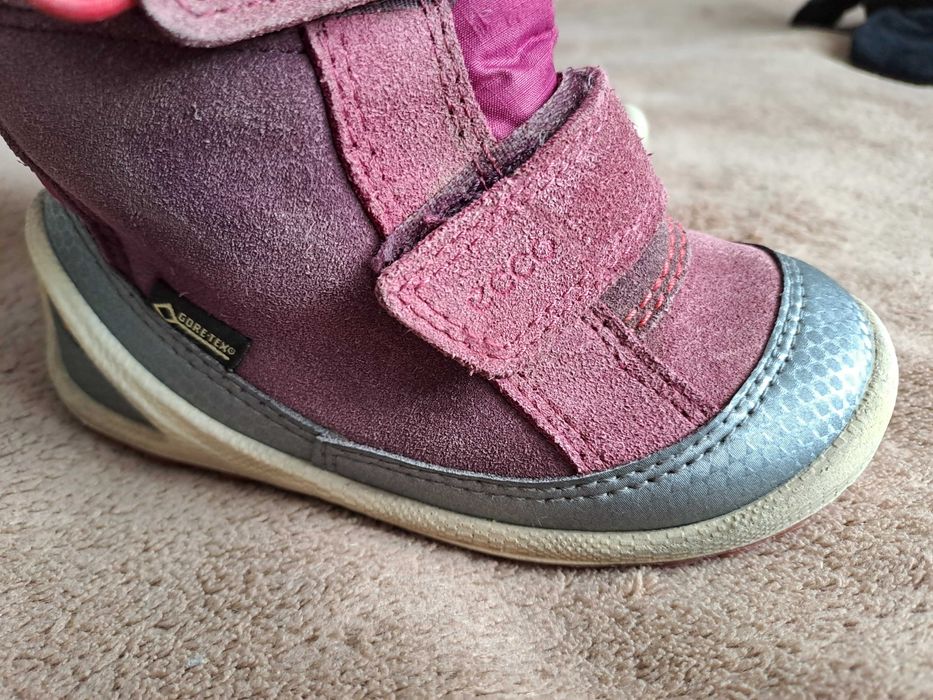 Śniegowce kozaki buty zimowe skórzane ecco biom lite rozmiar 22