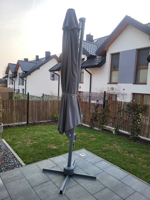 SPRZEDAM Parasol GoodHome Mallorca 350 cm szary
