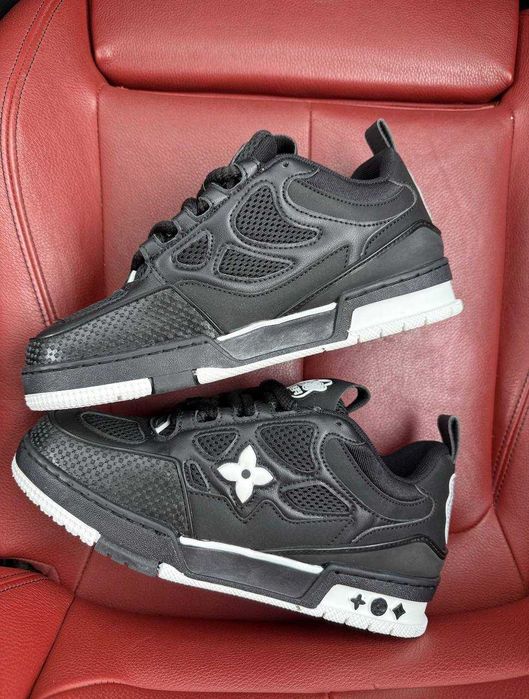 Кросівки Louis Vuitton Skate Sneaker Black чорні луї вітон лв скейт