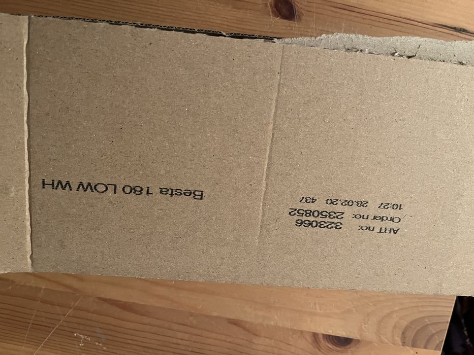 Acessório ikea para móvel Besta pé de apoio