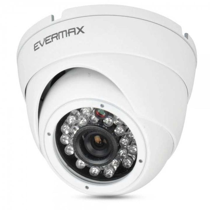 EVX-AHD100IR-W EVERMAX Kamera kopułowa AHD 720P, 1.3Mpx SONY Exmor CMOS, OSD UTC