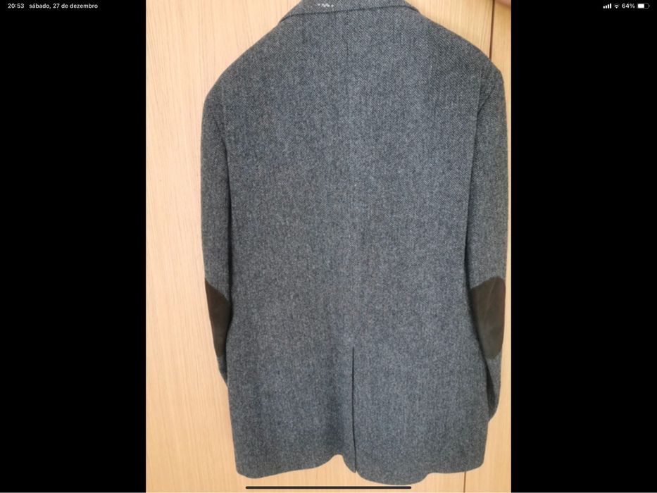 Blazer cinzento. Muito confortavel Massimo Dutti