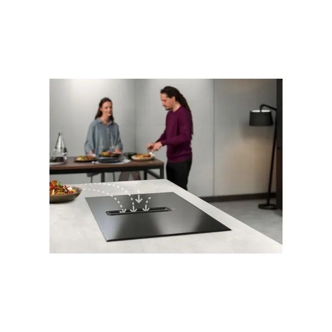Placa de indução AEG c/ exaustor 83cm