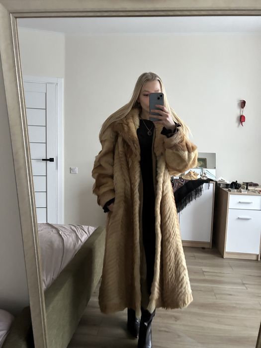 шуба, світла, вовк, жіноча