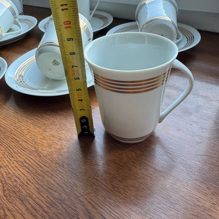 Serwis do kawy „Krokus”, porcelana Ćmielów, proj. W. Potacki, lata 60