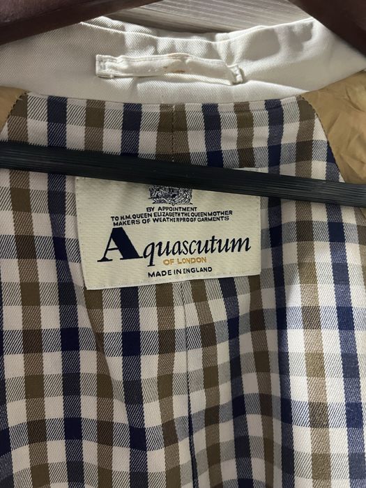 Винтажный Aquascutum плащ тренч  Англия