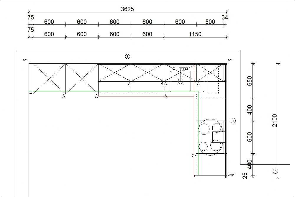Meble kuchenne ATLAS – wyprzedaż – model NELA z blatem laminowanym