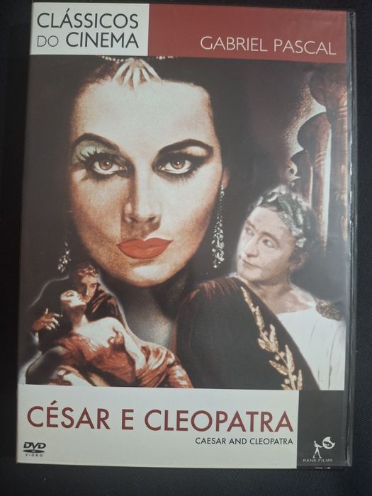 DVD César e Cleopatra.  Clássicos do cinema.