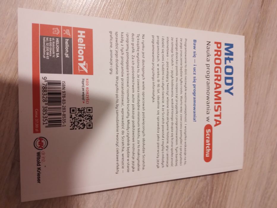 Młody Programista. Nauka programowania w Scratchu.