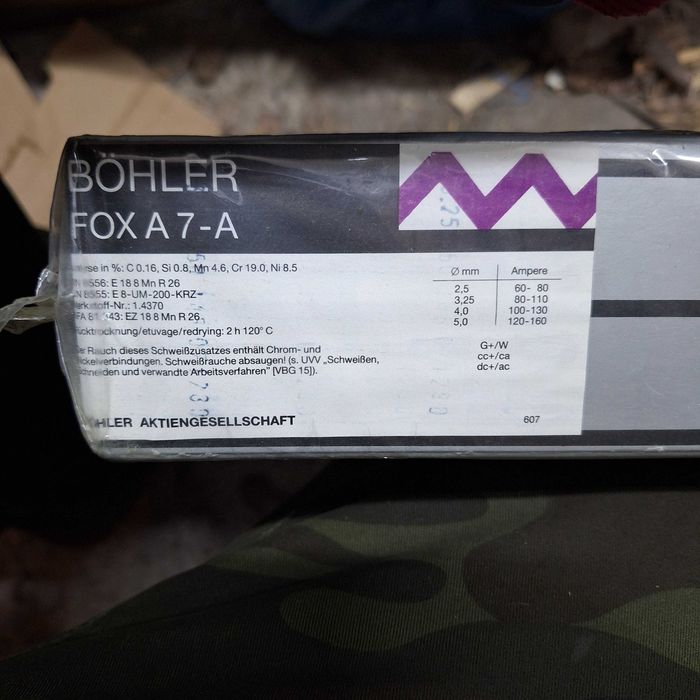 Elektrody spawalnicze