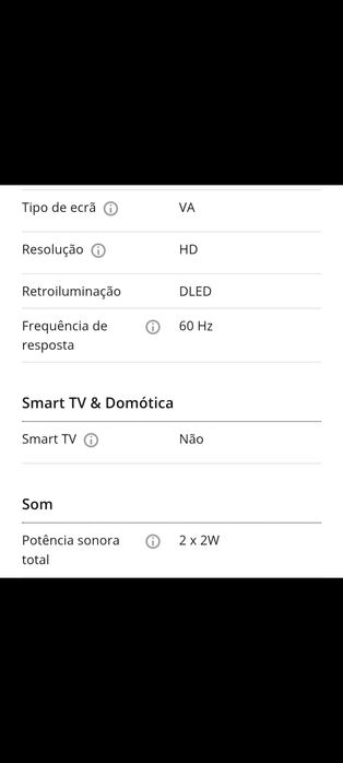 Televisão 24 polegadas
