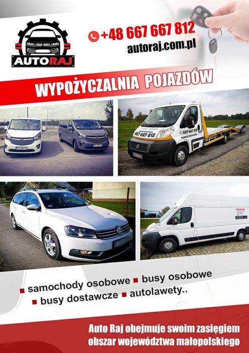 Wynajem Busa,wypożyczalnia samochodów długoterminowo