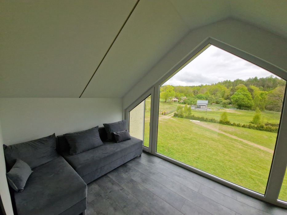 Domek modułowy całoroczny, prefabrykowany, mieszkalny, rekreacyjny