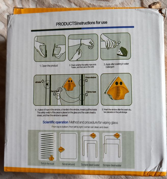 Double Sided Glass Cleaner Magnetic