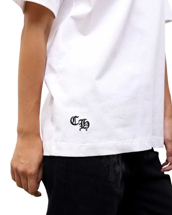 Футболка Chrome Hearts T-Shirt White \ Black модель CH121