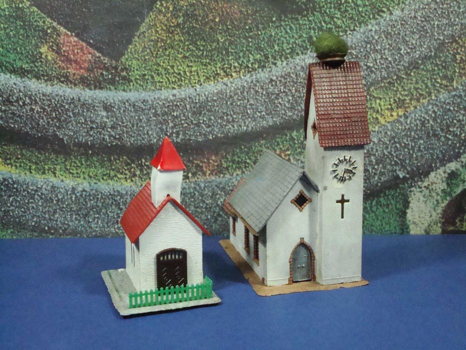 Faller H0 - Lote 2 igrejas / Artigo Usado com Defeito