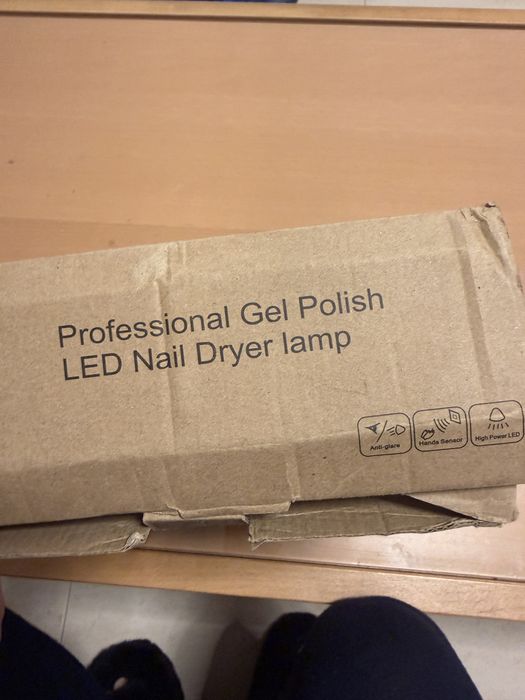 Secador de unha com sensor, lampada LED para unhas gel/gelinho