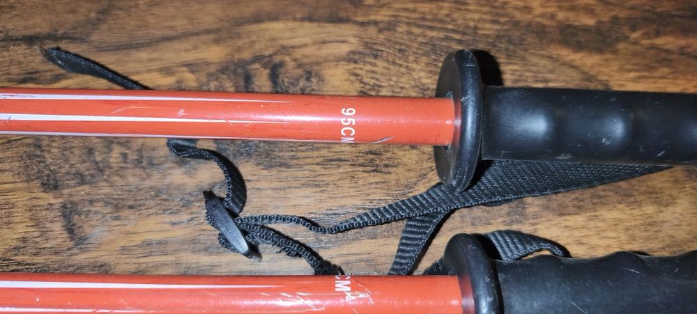 Kijki narty czerwone 95 cm