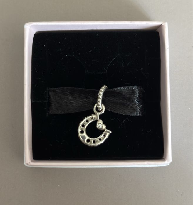 Pandora Charms zawieszka podkowa na szczęście lucky charm srebro 925