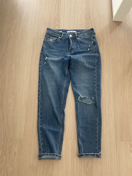 Jeansy Slim Boyfriend Bershka 32