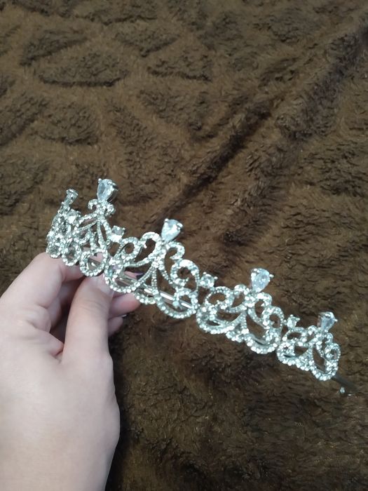 Шикарные украшения для невесты, диадема, серьги, колье