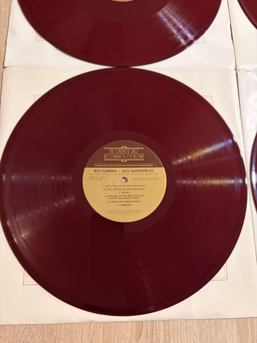 Armstrong Eldridge Jazz Masterpieces USA NM BOX 4LP 1Press RED winyl