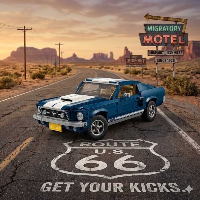 Конструктор Ford Mustang 1967 (1471 дет.) 10265