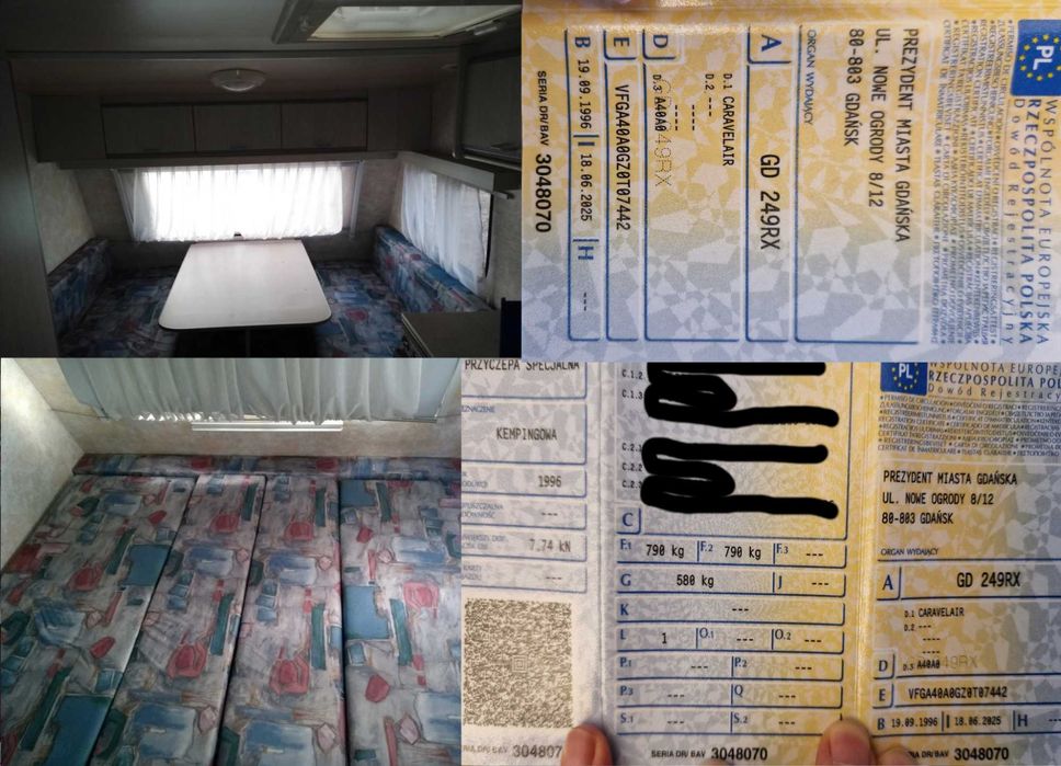 Przyczepa kempingowa Caravelair 3-4 osobowa lekka
