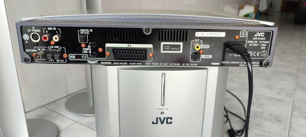 Colunas Home cinema JVC E DVD
