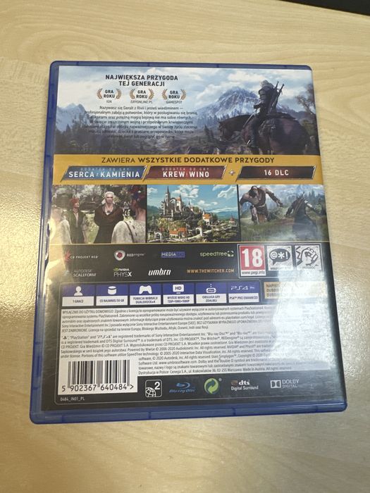 Wiedźmin dziki gon ps4
