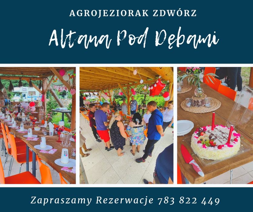 Wynajmę altanę na 50 os.