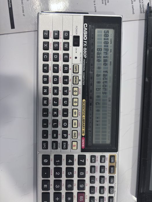 Casio FX-880P Scientific Library 116 32KB - Calculadora