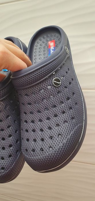 Klapki laczki krokodylki a'la crocsy ogrodowe 44