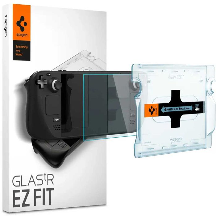 Защитное стекло Spigen Glas.tR EZ Fit для Steam Deck Clear