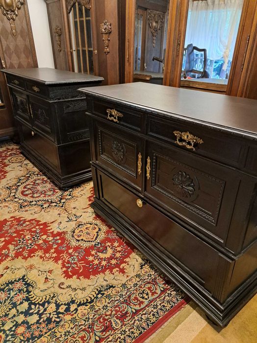 Komoda dębowa art deco
