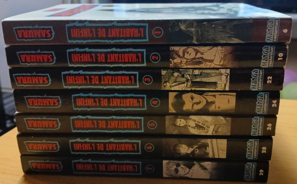 Mangá L’Habitant de l’Infini Vol. 1-7 - Edição Francesa - Lote