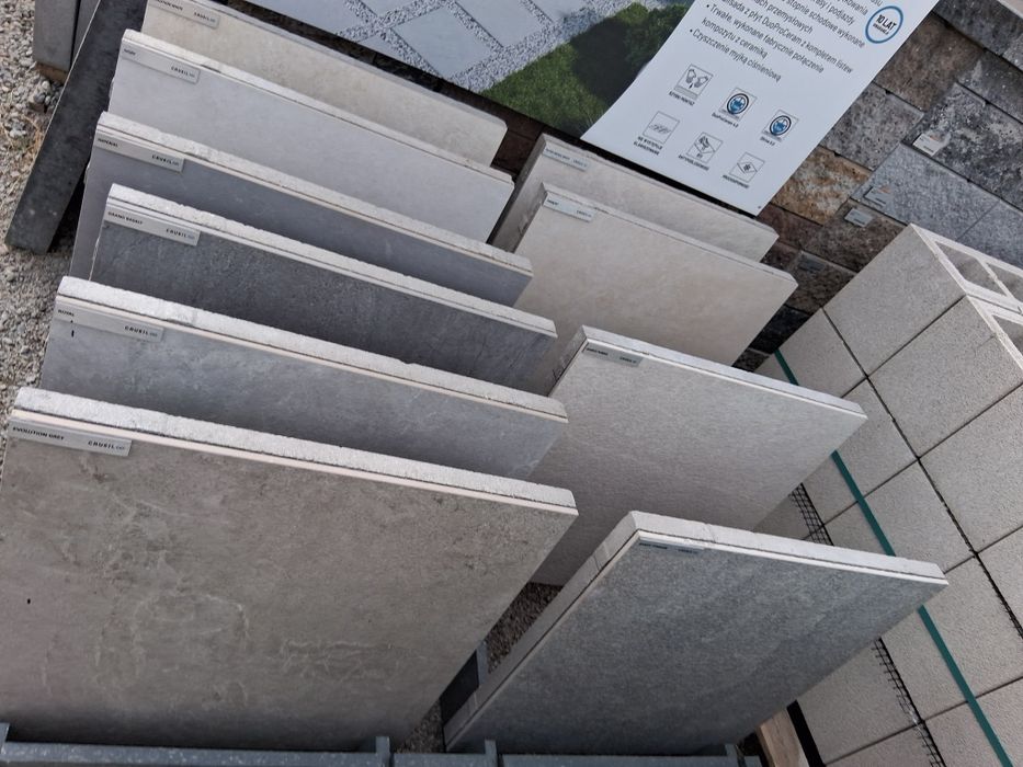 Płyty ceramiczne na podjazdy 4 cm Płyty betonowoceramiczne gres gresy