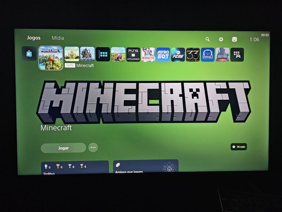PS5 Slim Digital 1TB Desbloqueado + 1 Comando + jogos