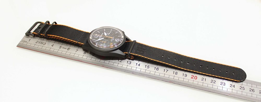 Bell & Ross Orange Aviator Relógio Cronografo série limitada