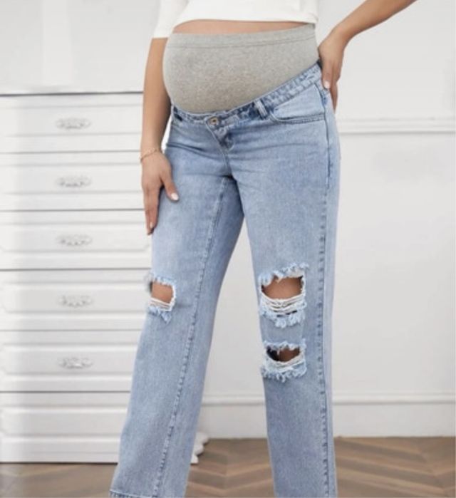 Calças de ganga grávida