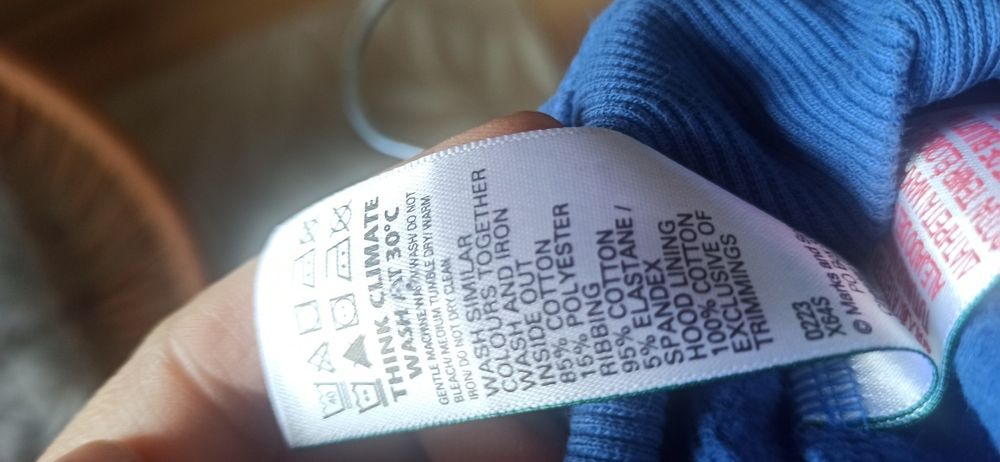 Bluza z kapturem chłopięca M&S rozm. 92