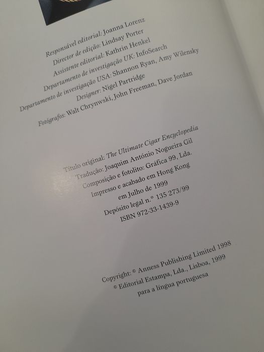 Manual Enciclopédico do Charuto - Ed. Estampa