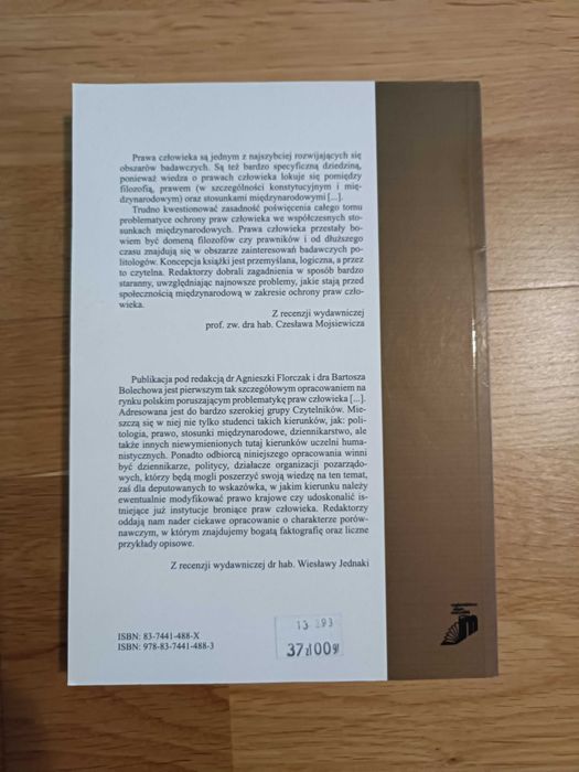 Książka Prawa człowieka a stosunki międzynarodowe