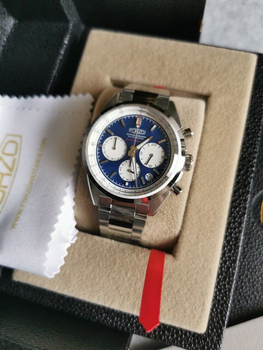 Zegarek Forzo EnduraTimer Blue Panda Dial full set nieużywany!